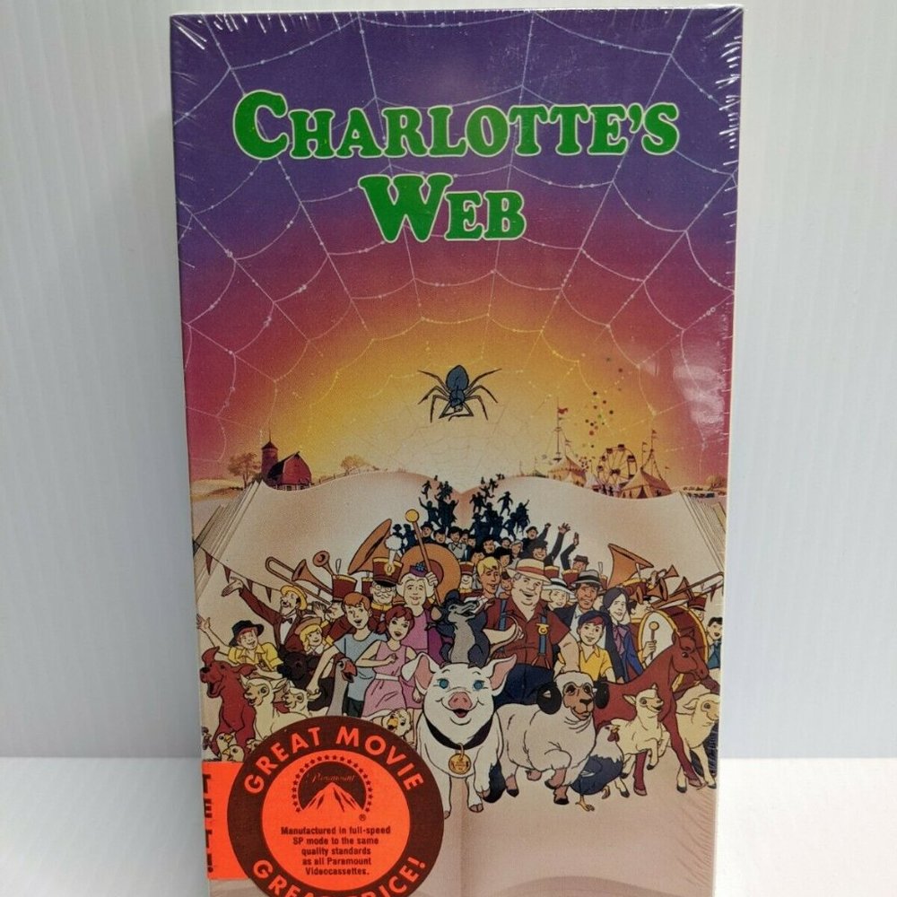 VHS Charlotte's Web 1972 SEALED